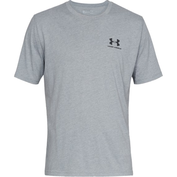 Under Armour SPORTSTYLE LEFT CHEST SS Steel Light Heather / / Black